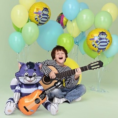 Шар круг с гелием Матроскин из Простоквашино