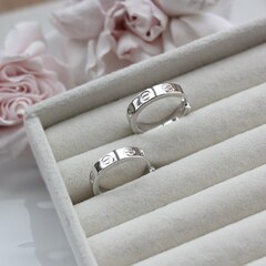 Швензы 20 мм с французским замком, родий, Ш114