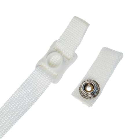 Ремешок с петлей и буклей BIG BOY CHIN STRAP белый