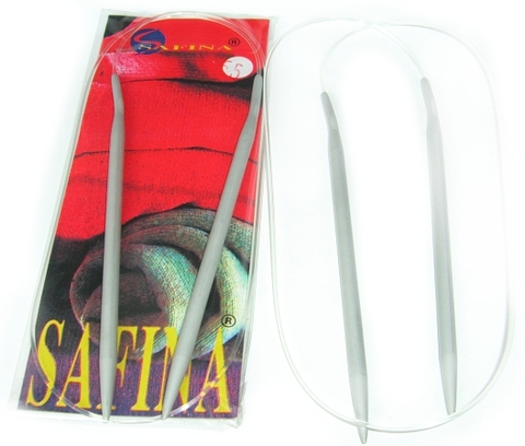 Спицы Safina 80 см круговые тефлоновые на леске