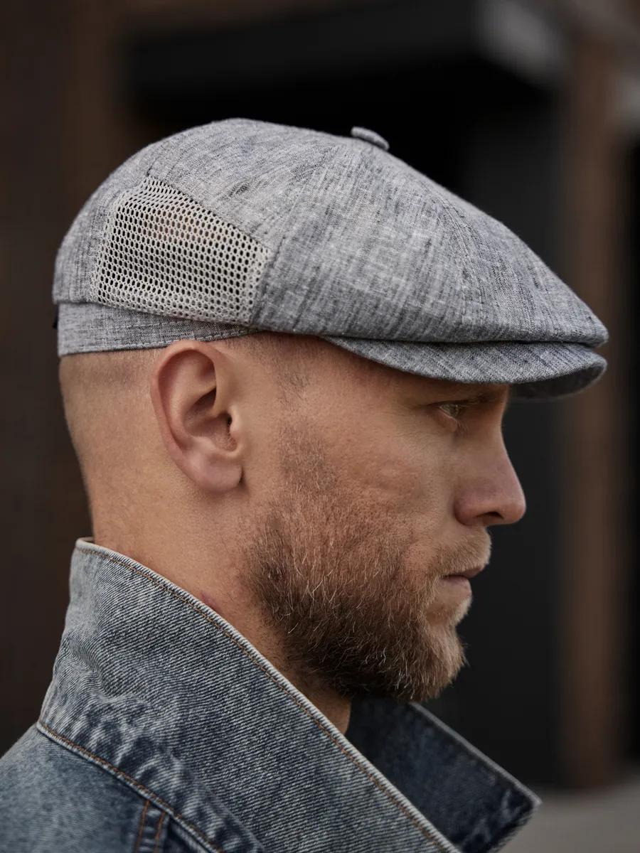 Кепка восьмиклинка летняя с сеткой