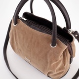 Сумка Саломея 278 эко-замша песочный