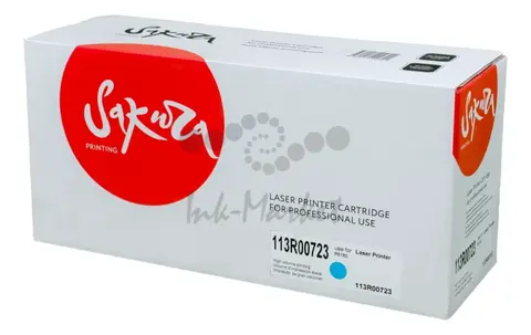 Картридж Sakura 113R00723 для XEROX Phaser 6180mfp, 6180n, 6180dn, 6180vn, 6180, голубой, 6000 к.