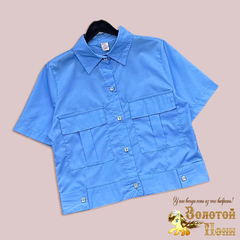 Блуза хлопок д (8-13) 260427-G9062