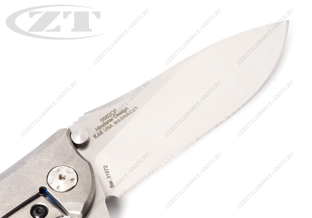 Нож Zero Tolerance 0562CF MagnaCut Hinderer - фотография 