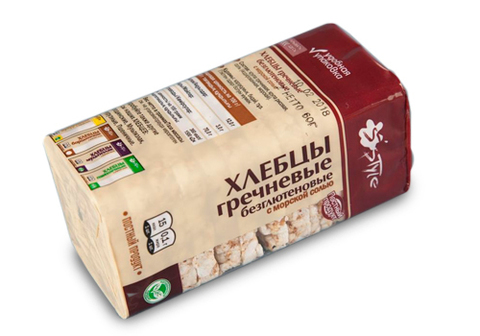 Хлебцы гречневые с морской солью ВкусВилл, 60г