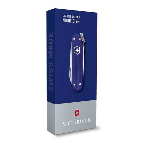 Нож-брелок Victorinox Classic Alox Colors, Night Dive (0.6221.222G)