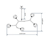 Люстра Branching Bubbles Gold 5
