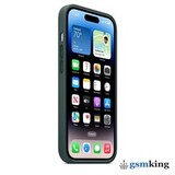 Apple Leather Case with MagSafe iPhone 14 Pro Forest Green «Зелёный лес» MPPH3ZM/A