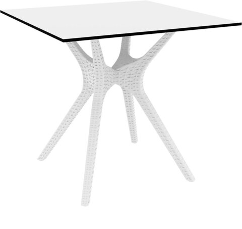 Стол пластиковый Siesta Contract Ibiza Table 80, белый