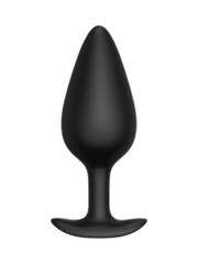 Черная анальная пробка Butt plug №04 - 10 см. - 