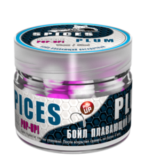 Бойлы насад. плав. двух цв. Sonik Baits SPICES-PLUM Fluo Pop-ups 14мм 90мл