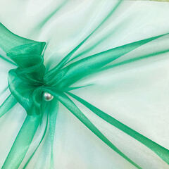 Органза, 150 см, зелёный