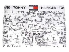 Боксерки Tommy Hilfiger Trunk Print 1P - greetings white