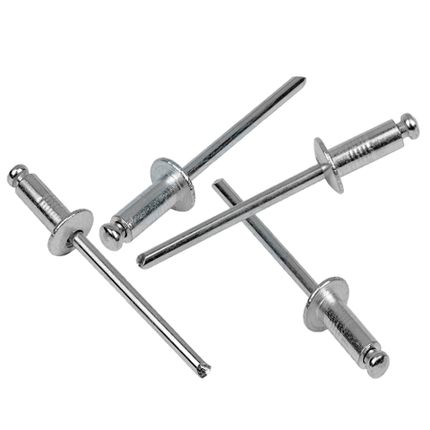 Купить Заклепки комбинированные 4,0*10 (алюминий-сталь) недорого со склада в Хабаровске, Якутске, Владивостоке, Южно-Сахалинске, Благовещенске