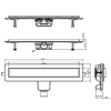 Berges OPTIM Line Plus 800 090518 Душевой трап