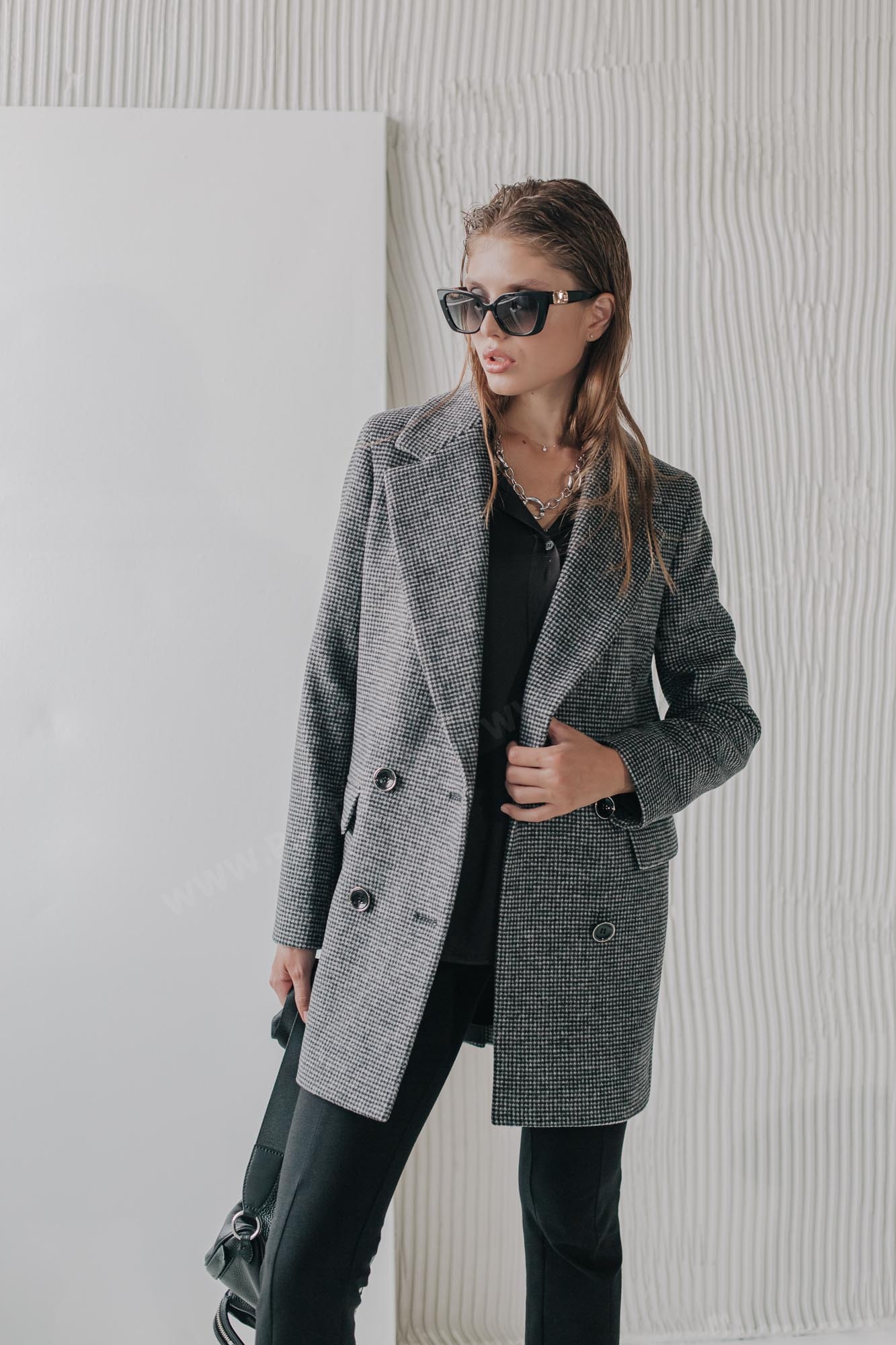 Пальто-пиджак классическое женское