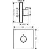 Термостат центральный Hansgrohe ShowerSelect Highflow 15734400