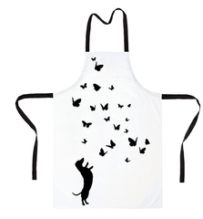 Фартук "Такса и бабочки"