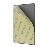 Силиконовый чехол для пластиковых карт / Картхолдер - кошелек на телефон Universal Wallet самоклеящийся универсальный (Черный)