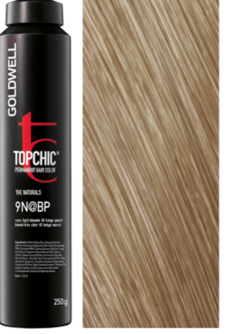Goldwell Topchic 9N@BP - очень светлый блонд с бежево-перламутровым сиянием (жемчужный блонд) TC 250ml