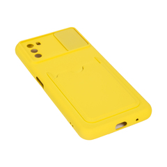 Чехол для телефона X-Game XG-S121 для POCO M3 Жёлтый Card Holder
