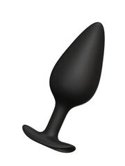 Черная анальная пробка Butt plug №04 - 10 см. - 