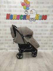 Коляска прогулочная Baballo Future 2024 бежевая (черная рама)