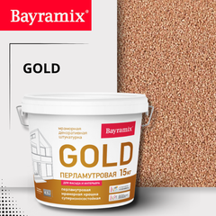 GOLD MINERAL Bayramix Декоративная штукатурка с перламутровой мраморной крошкой