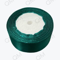 Лента атласная 4 см 25 ярдов (бирюзовая) №126