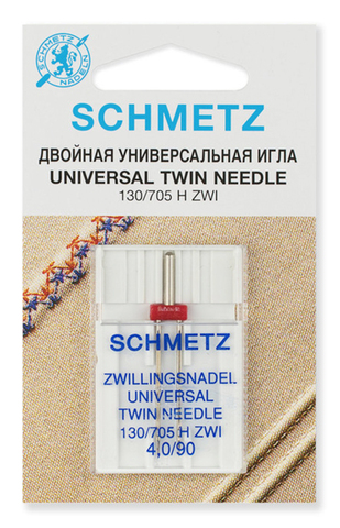 Иглы 23 Schmetz универсальные двойные 130/705H ZWI № 90/4.0