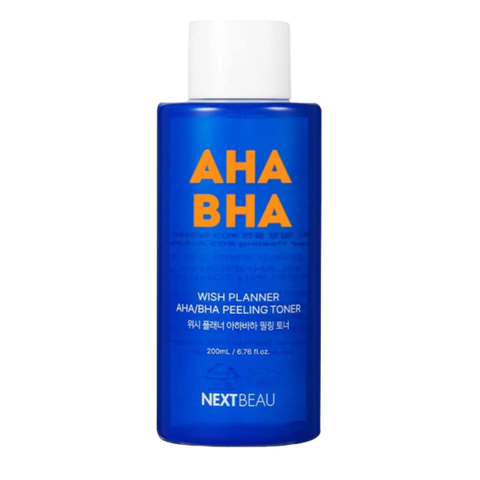 Nextbeau Wish planner AHA/BHA Тонер отшелушивающий с AHA/BHA кислотами для проблемной кожи