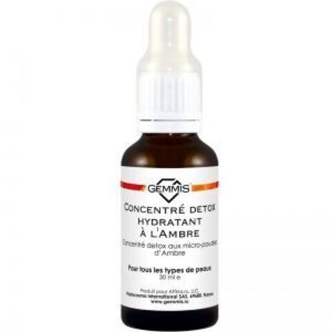 GEMMIS Янтарный концентрат-детокс с увлажняющим компонентом, 30 мл | Concentré detox hydratant à l’Ambre