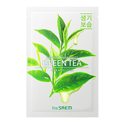 the Saem Natural Green Tea Mask Sheet