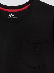 Футболка Alpha Industries Small Logo Pocket Tee Black (Черная)