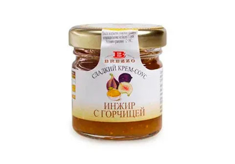 Сладкий крем-соус из инжира с горчицей, 40г