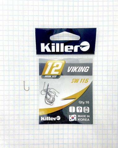 Крючок KILLER VIKING № 12 продажа от 10 шт.