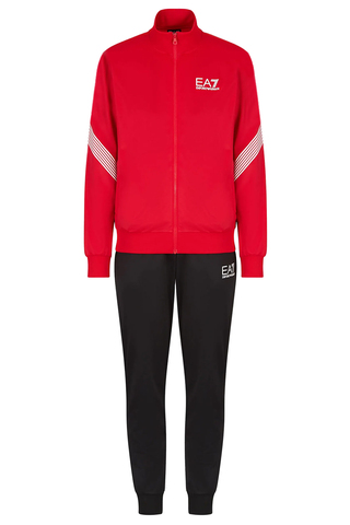Костюм теннисный EA7 Man Jersey Tracksuit - red/black