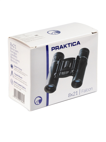 Бинокль компактный Praktica Falcon 8x21, чёрный