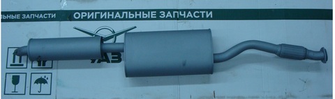 глушитель с резонатором УАЗ 2360 Карго, Пикап, Профи ООО УАЗ с 11.2016  2360-00-1201008-21