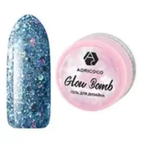 Гель для дизайна ногтей ADRICOCO Glow Bomb №09 