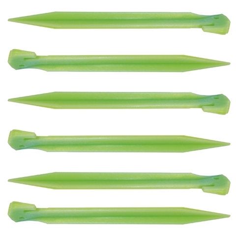 High Peak Hering ABS Glühwurm grün 6er Set