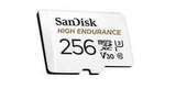 microSD 256GB SanDisk microSDXC Class 10 UHS-I U3 V30 High Endurance Video Monitoring Card