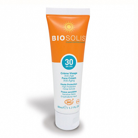 Крем солнцезащитный для лица SPF30 BIOSOLIS, 50 мл