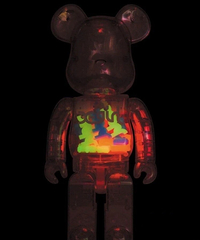 Мишка Bearbrick X-Girl 1000% Rose