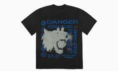 Travis Scott Cactus Jack For Fragment Danger Tee "Washed Black"