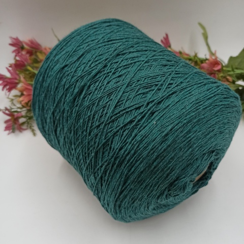 Pima Cotton Pura Lana Italia 340м/100гр Хвойный меланж 12