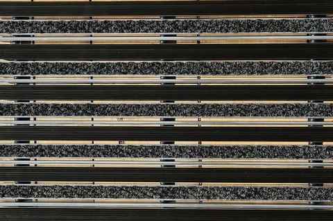 Придверная решетка Gidrolica Step - резина+текстиль+скребок, м.кв.