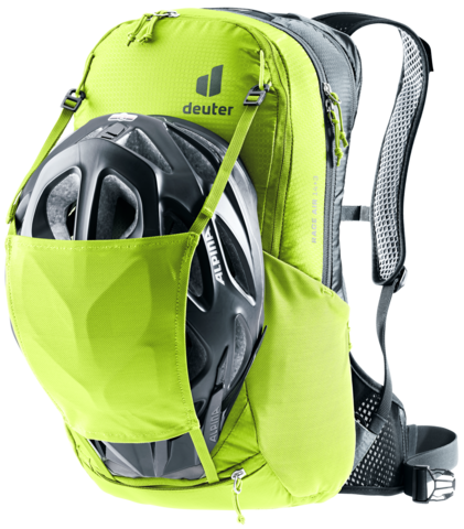 Картинка рюкзак велосипедный Deuter Race Air 14+3 Citrus/Graphite - 11