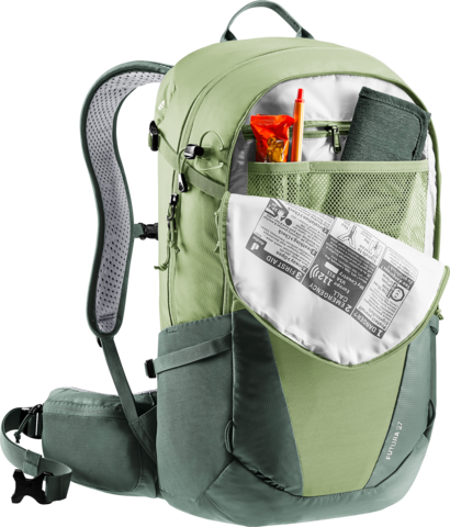 Картинка рюкзак туристический Deuter Futura 27 Grove/Ivy - 7